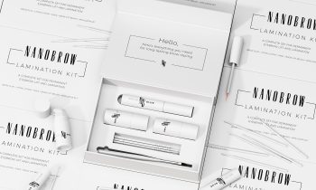 Sæt til Hjemme laminering av bryn